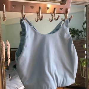 Girlfriend Collective Blue Topanga Bra